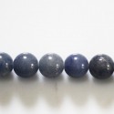 BeauMonde Bijoux - Aventurine bleue 10 mm environ perle ronde A Brésil