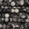 Jasper web 3 mm round bead