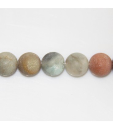 BeauMonde Bijoux - Amazonite mixte 10 mm perle ronde mat A Chine