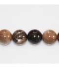 Pierre du soleil 12 mm environ perle ronde grise A Afrique du Sud