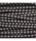 BeauMonde Bijoux - Hématite mate 3/3.3 mm environ perle ronde