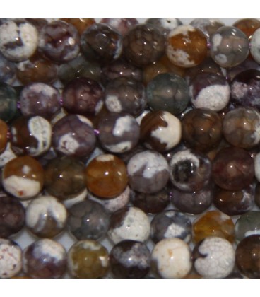 BeauMonde Bijoux - Agate 6 mm perle ronde facettée