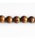 Jasper elephant 10 mm round bead Mexico - BeauMonde Bijoux