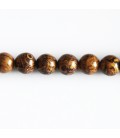 Jasper elephant 8 mm round bead Mexico