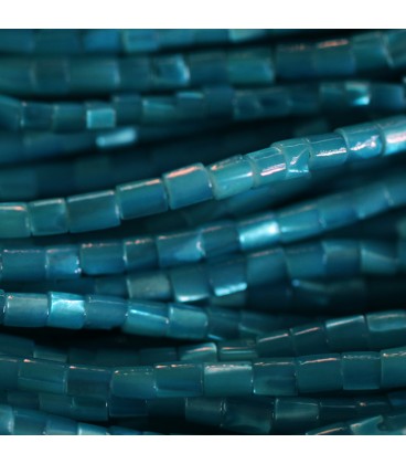 Mother-of-pearl 2x2 mm tube - BeauMonde Bijoux