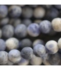 BeauMonde Bijoux - Sodalite 6 mm perle ronde mixte mat A Afrique du Sud