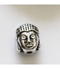 BeauMonde Bijoux - Tête de bouddha 11x9 mm métal argenté vieilli