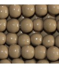 Wooden bead 8 mm round varnished - BeauMonde Bijoux