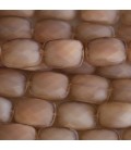 Glass bead 14x10 mm faceted rectangle - BeauMonde Bijoux