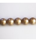 Mother-of-pearl pearl 10 mm round bead - BeauMonde Bijoux