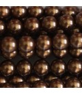 Mother-of-pearl pearl 6 mm round bead - BeauMonde Bijoux
