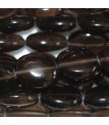 Smoky quartz 10x8 mm flat oval