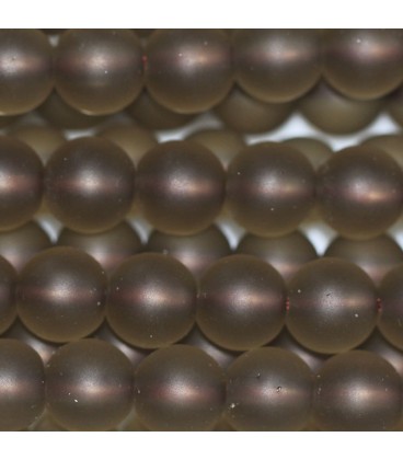 BeauMonde Bijoux - Perle ronde 8 mm verre mat