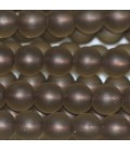 BeauMonde Bijoux - Perle ronde 8 mm verre mat
