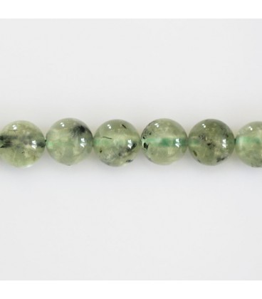 BeauMonde Bijoux - Préhnite 8 mm environ perle ronde A+ Australie