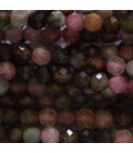 Tourmaline Mixte 3 mm perle ronde facettée A Inde