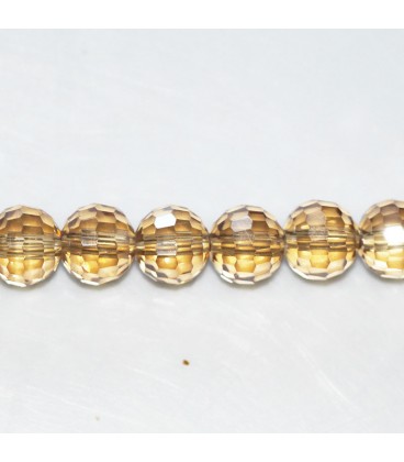BeauMonde Bijoux - Perle 8 mm ronde facetée