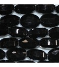 Glass bead 9x12 mm oval faceted