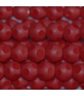 Glass bead 5/6 mm round matte/shiny large facets