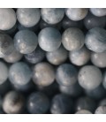 Aquamarine 8 mm matte round bead - BeauMonde Bijoux
