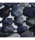 Dumortiérite 14x10 mm environ nugget taillé A Pérou