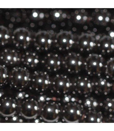 BeauMonde Bijoux - Hématite 6 mm environ perle ronde magnétique