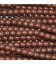 Hématite cuivrée 4 mm environ perle ronde mat