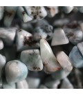 BeauMonde Bijoux - Larimar 11/12 mm environ gros chips République Dominicaine