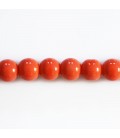 Glass bead 8 mm round