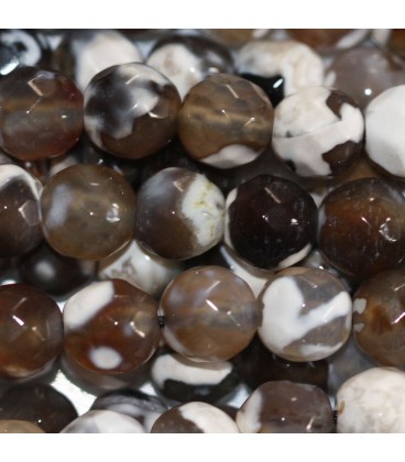 BeauMonde Bijoux - Agate 6 mm perle ronde facettée