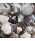 BeauMonde Bijoux - Agate 8 mm perle ronde facettée