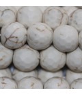 Agate 10 mm round faceted bead