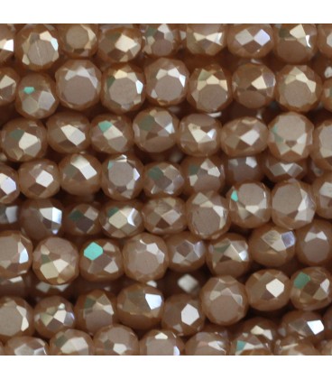 BeauMonde Bijoux - Perle 4 mm plate facetée