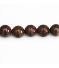 Pietersite 10 mm round bead blue tones