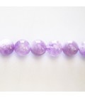 BeauMonde Bijoux - Améthyste Lavande 8 mm environ perle ronde A+ Brésil