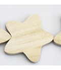 BeauMonde Bijoux - Bois 45 mm environ étoile pangantoon Indonésie