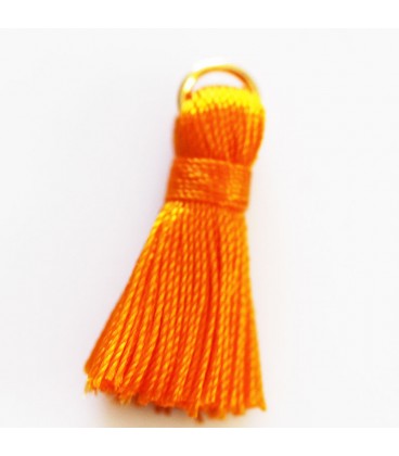 Pompom with golden ring 25/27 mm - BeauMonde Bijoux