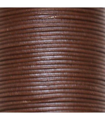 BeauMonde Bijoux - Cuir 1 mm chocolat bobine 50 mt