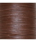 Cuir 1 mm chocolat bobine 50 mt