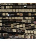 Hematite 3 mm square - BeauMonde Bijoux