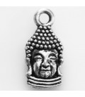 BeauMonde Bijoux - Bouddha 12x8 mm pendentif métal argenté