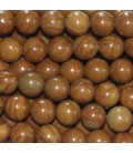 Jasper wood 6 mm round bead