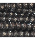 Hematite 4X6 mm faceted washer