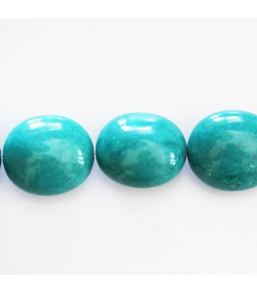 Howlite about 21x18 mm smooth nugget (new turquoise) - BeauMonde Bijoux