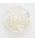Nacre blanche 10 mm médaillon mini étoile