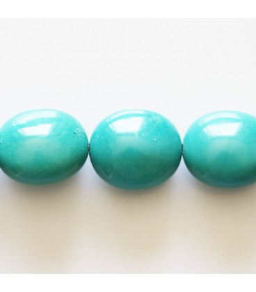 Howlite 18x16 mm smooth nugget (new turquoise) - BeauMonde Bijoux