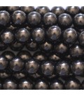 Shungite 4 mm perle ronde AA Russie