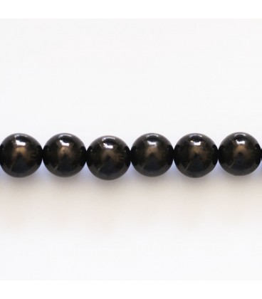 BeauMonde Bijoux - Shungite 8 mm perle ronde AA Russie