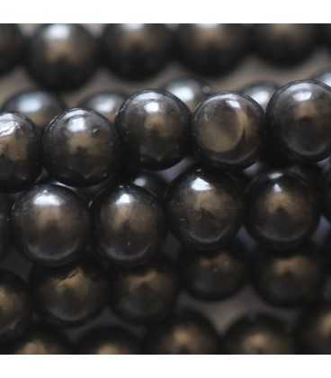BeauMonde Bijoux - Shungite 6 mm perle ronde AA Russie