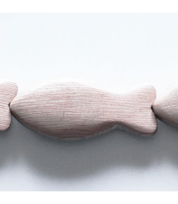 Rosewood 44x16 mm fish - BeauMonde Bijoux